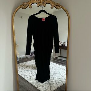 Black maternity dress